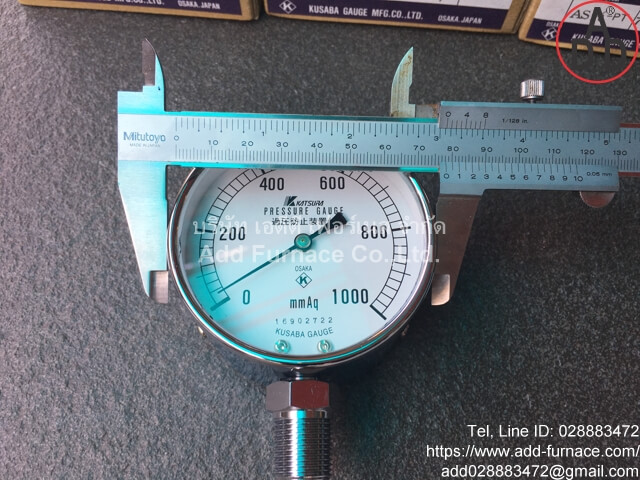 1000mmAq Kusaba Pressure Gauge(2)